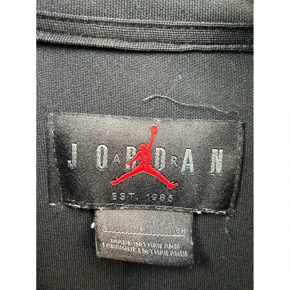 Jordan‎ Nike Track Jacket Full Zip Black and White Mens Small